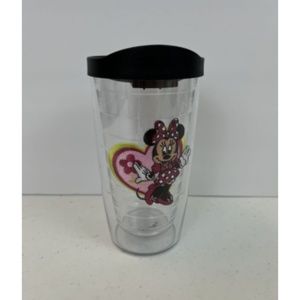 Tervis Tumbler Minnie Mouse Patch Heart 10oz With Travel Lid Disney World